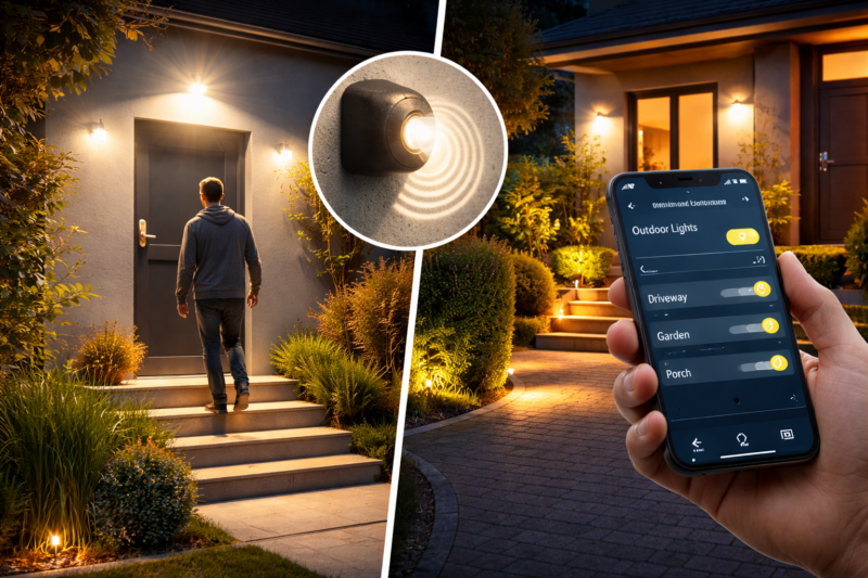 Bewegungsmelder oder Smart-Steuerung im Außenbereich?